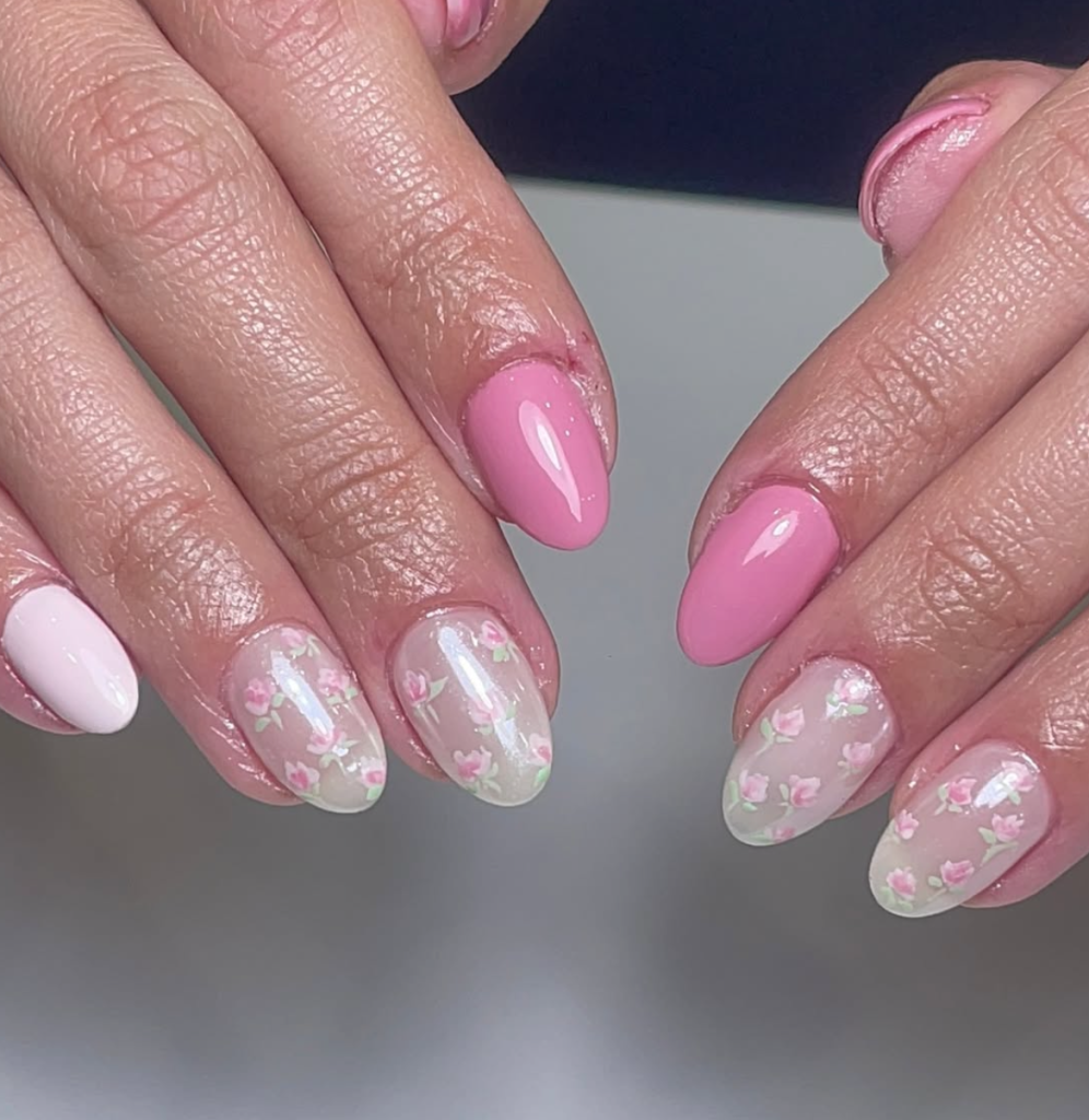 Minimalist Short Spring Nail Designs