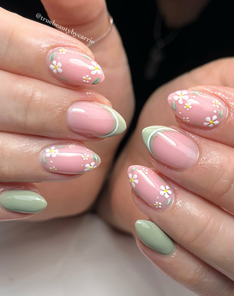 Minimalist Short Spring Nail Designs