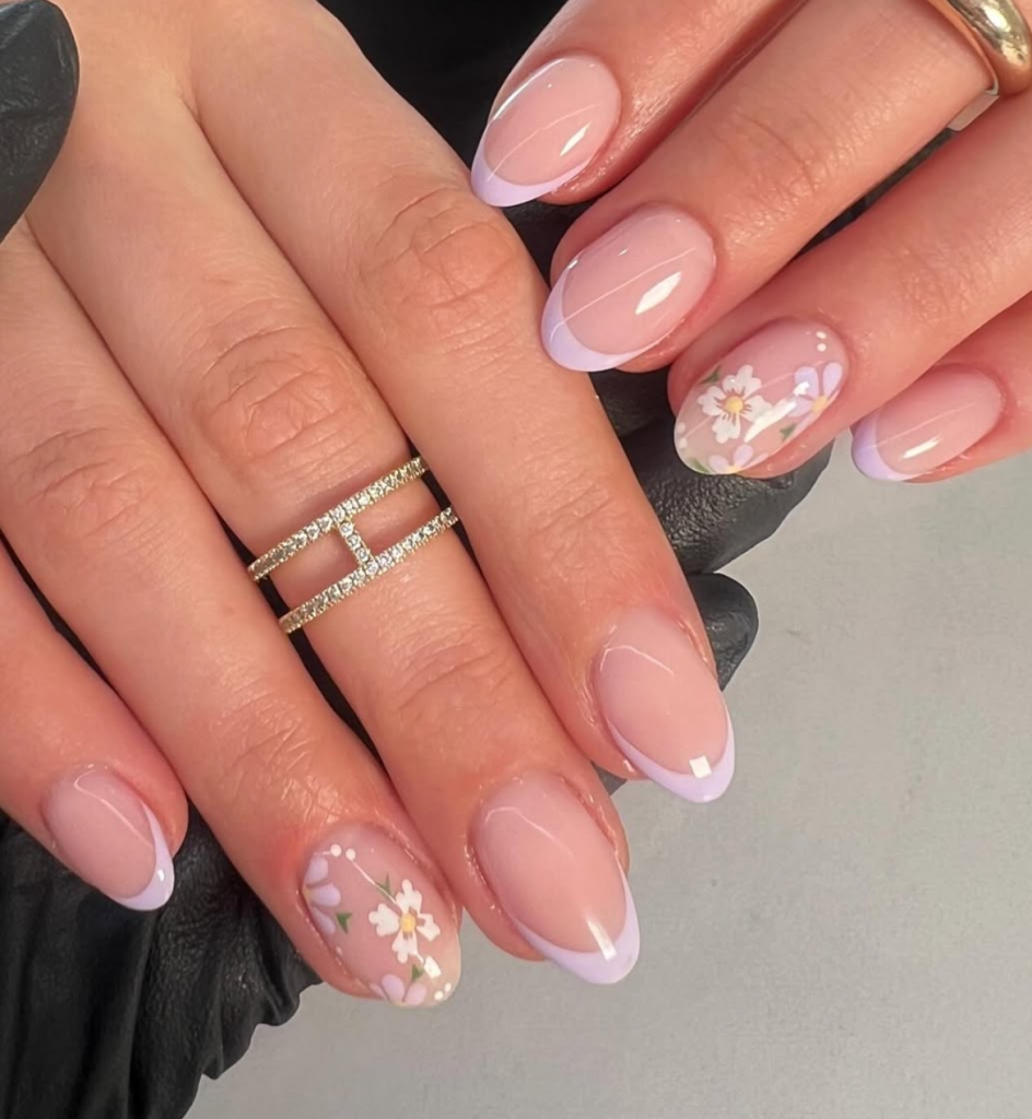Minimalist Short Spring Nail Designs