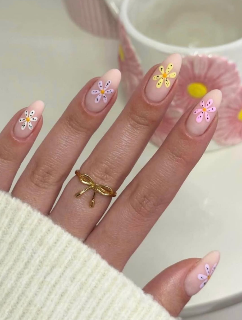 Minimalist Short Spring Nail Designs