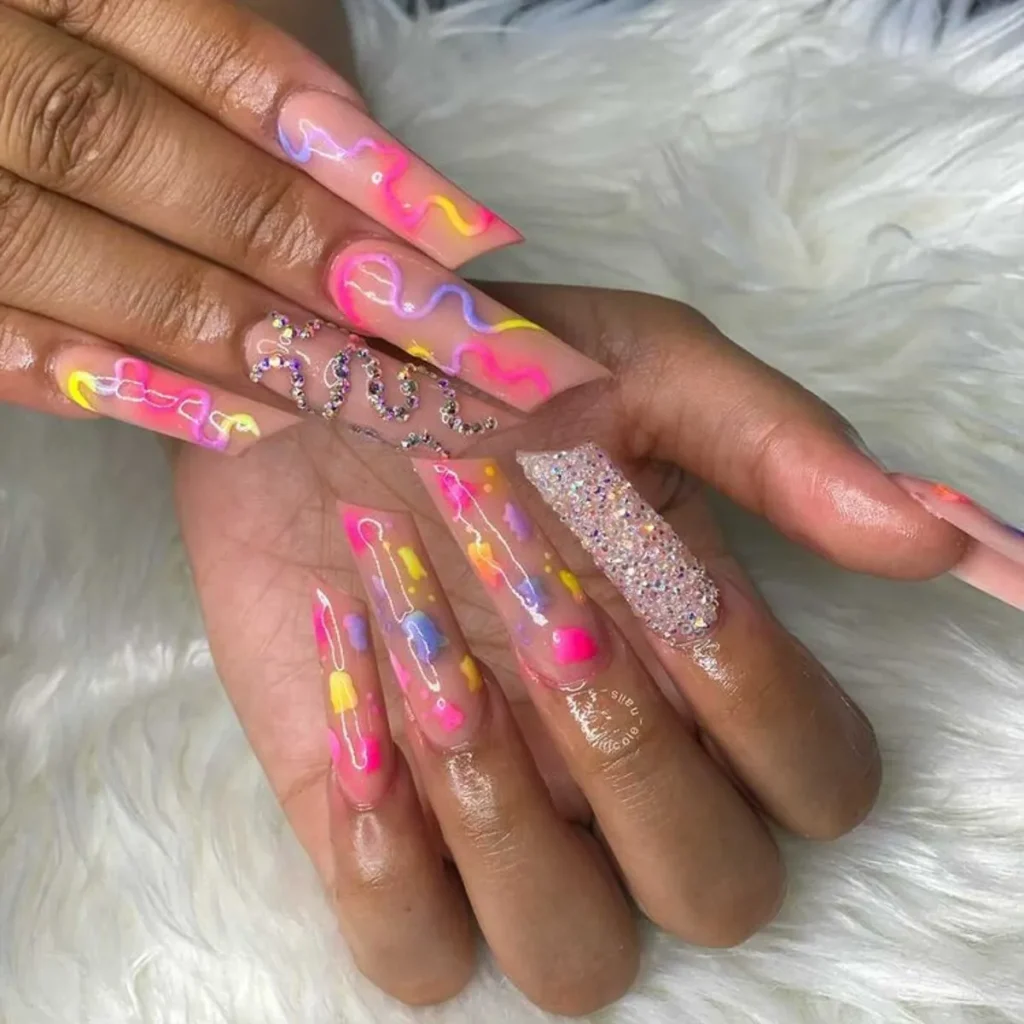 Floral Short Nail Ideas for Spring 2025