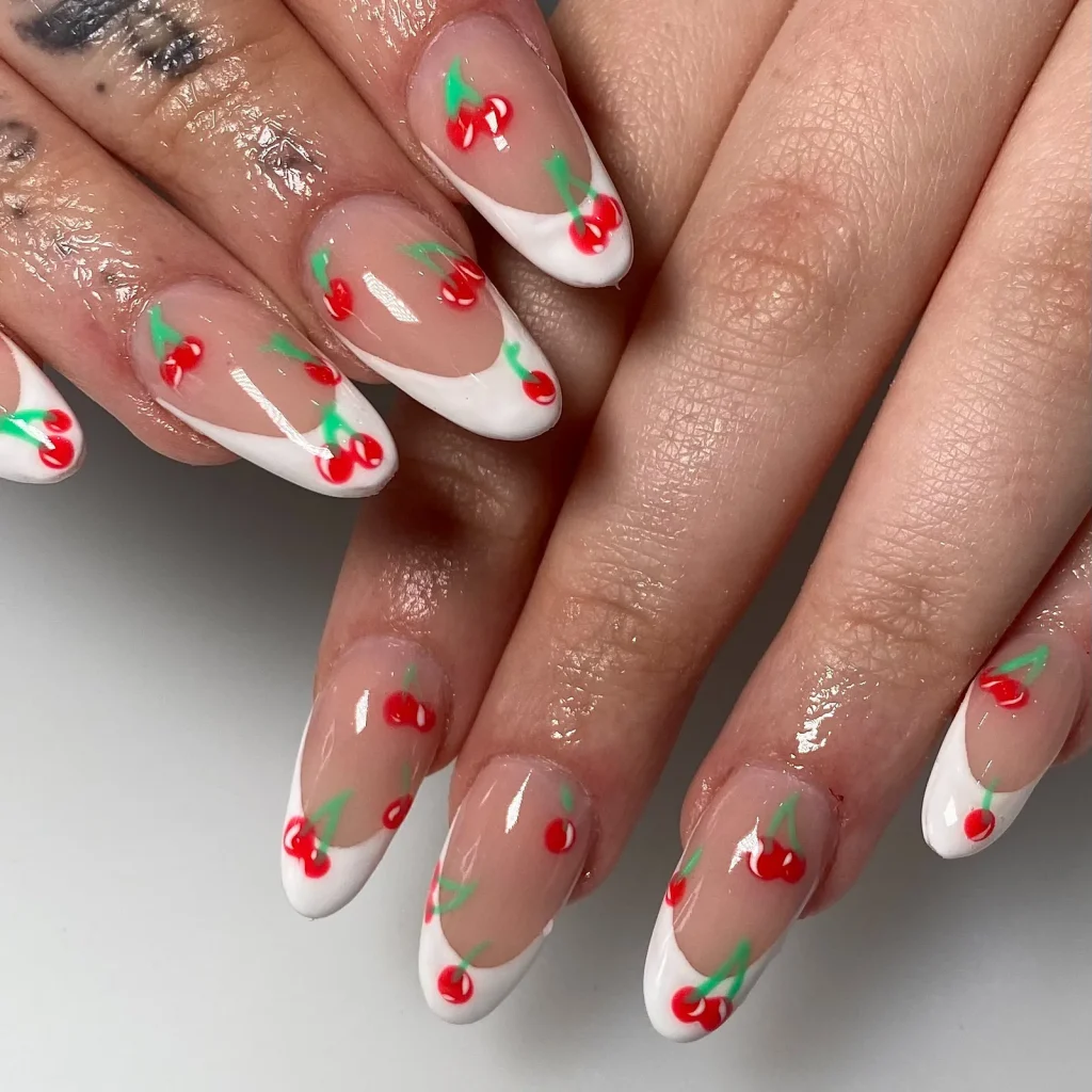Floral Short Nail Ideas for Spring 2025
