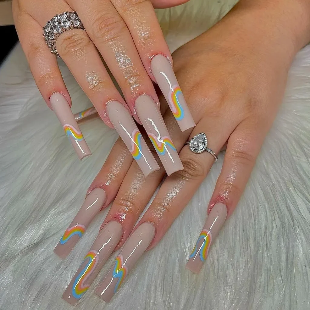 Floral Short Nail Ideas for Spring 2025