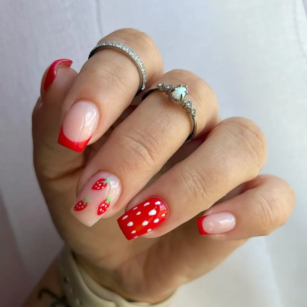 Spring Nail Designs with Flowers
