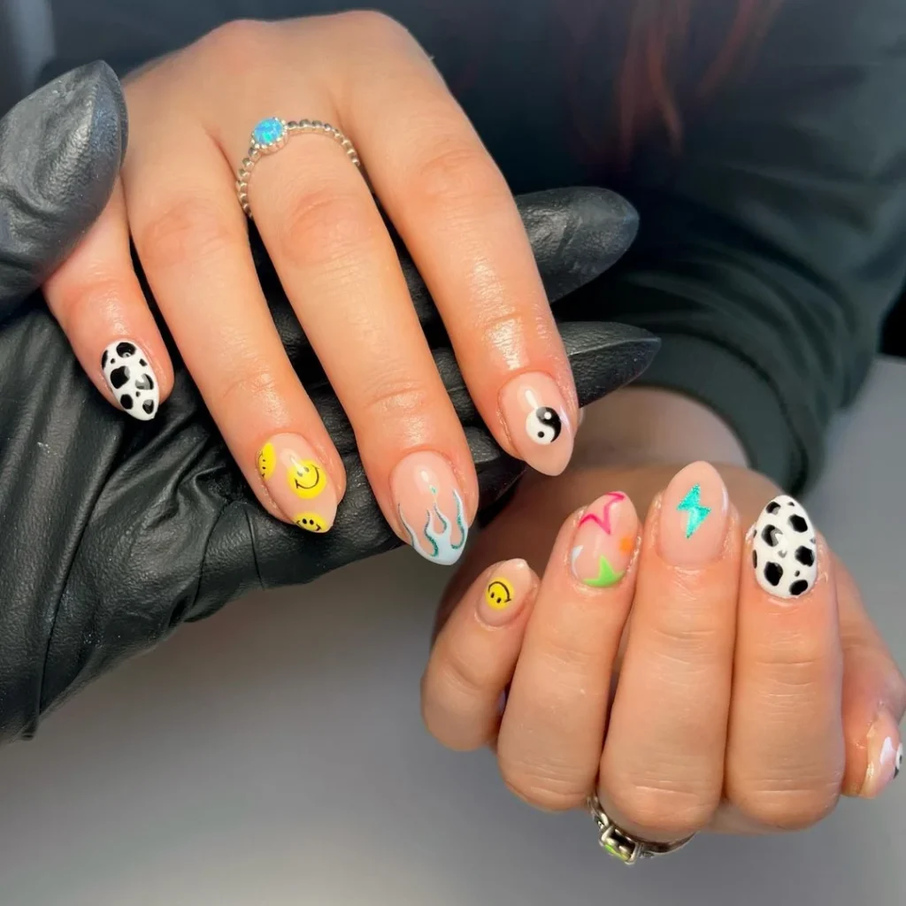 Spring Nail Designs with Flowers