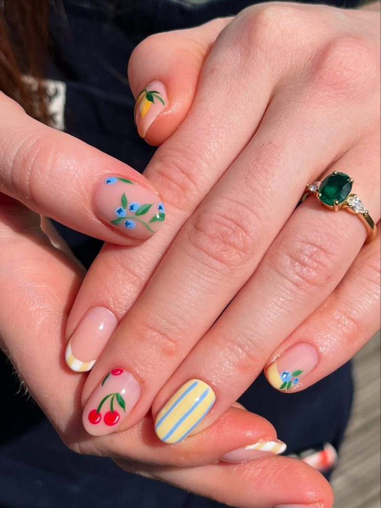 Abstract Spring Nail Designs That Wow