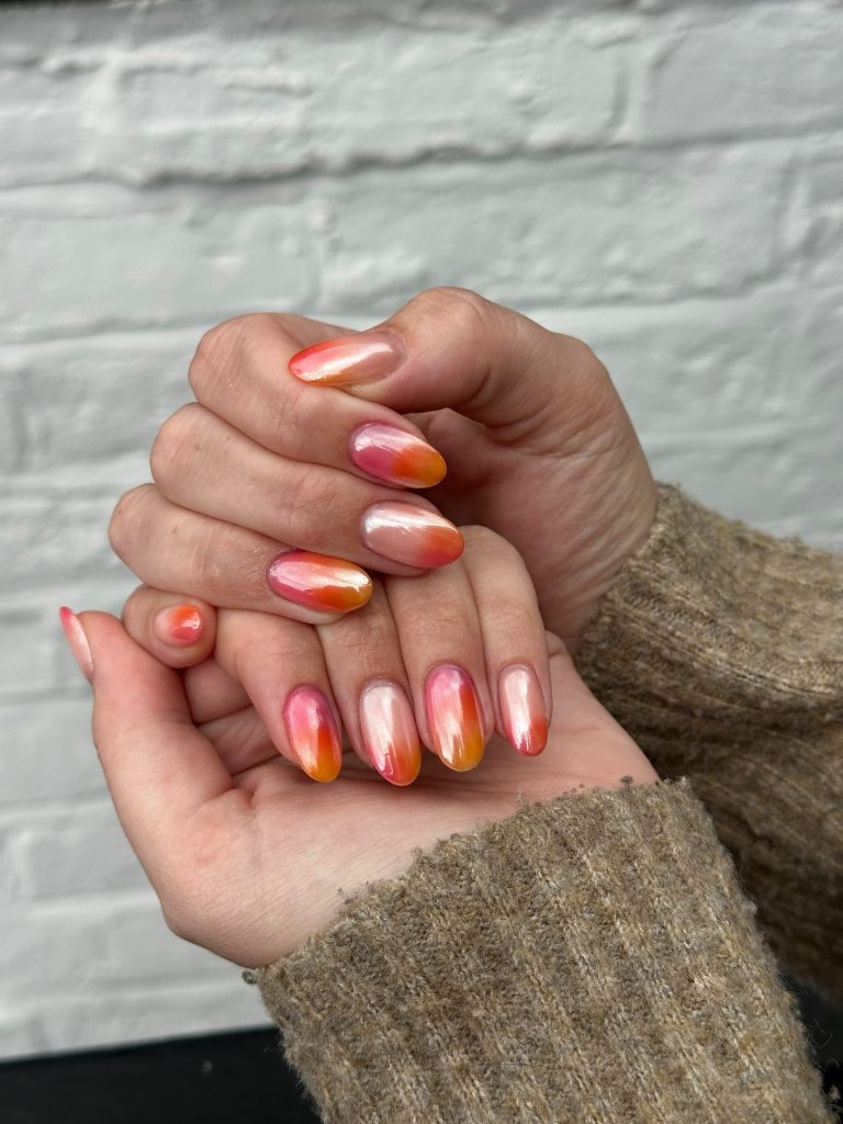 Ombre Spring Nail Designs
