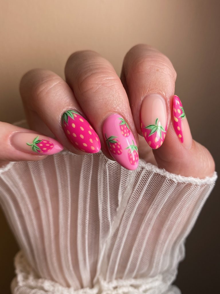 Ombre Spring Nail Designs