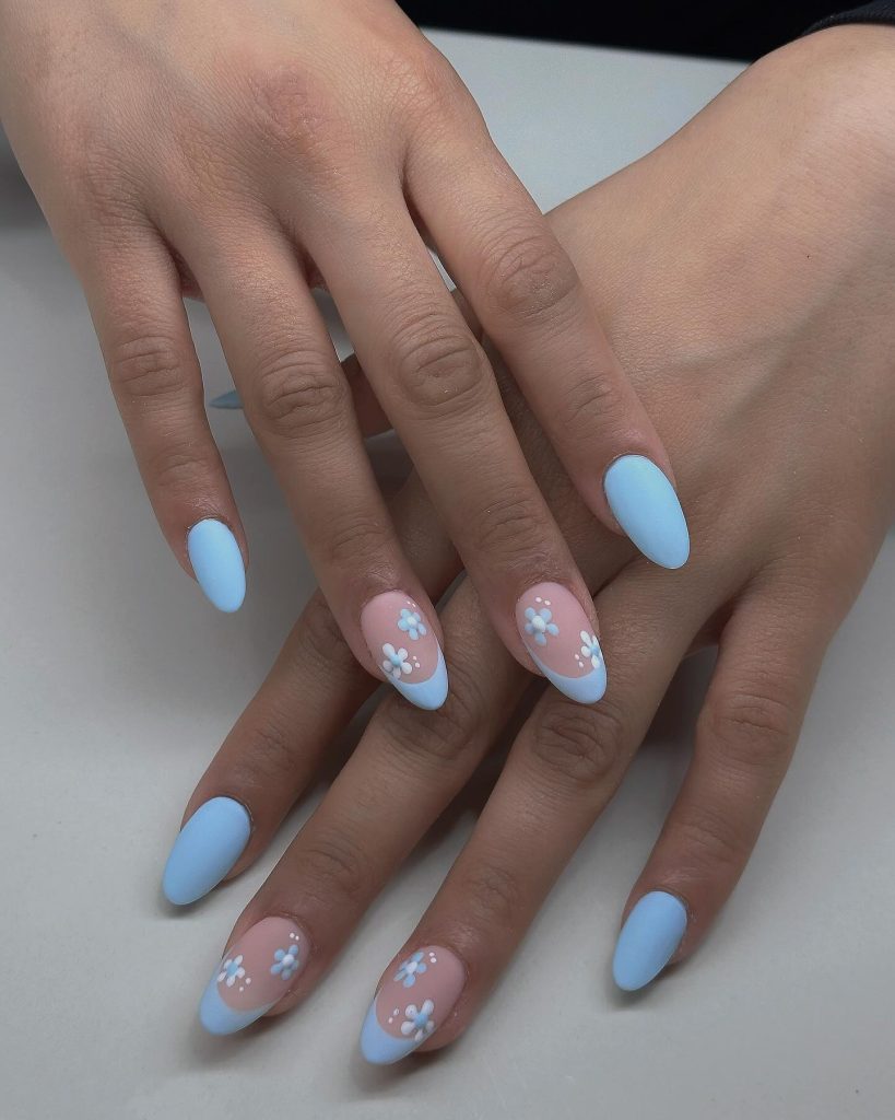 Blue Nail Design