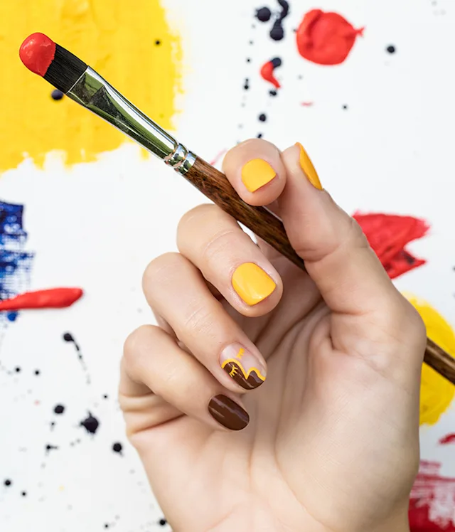 Rainbow-Inspired Spring Nail Art