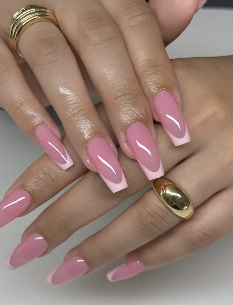 Peach Toned Spring Nail Ideas