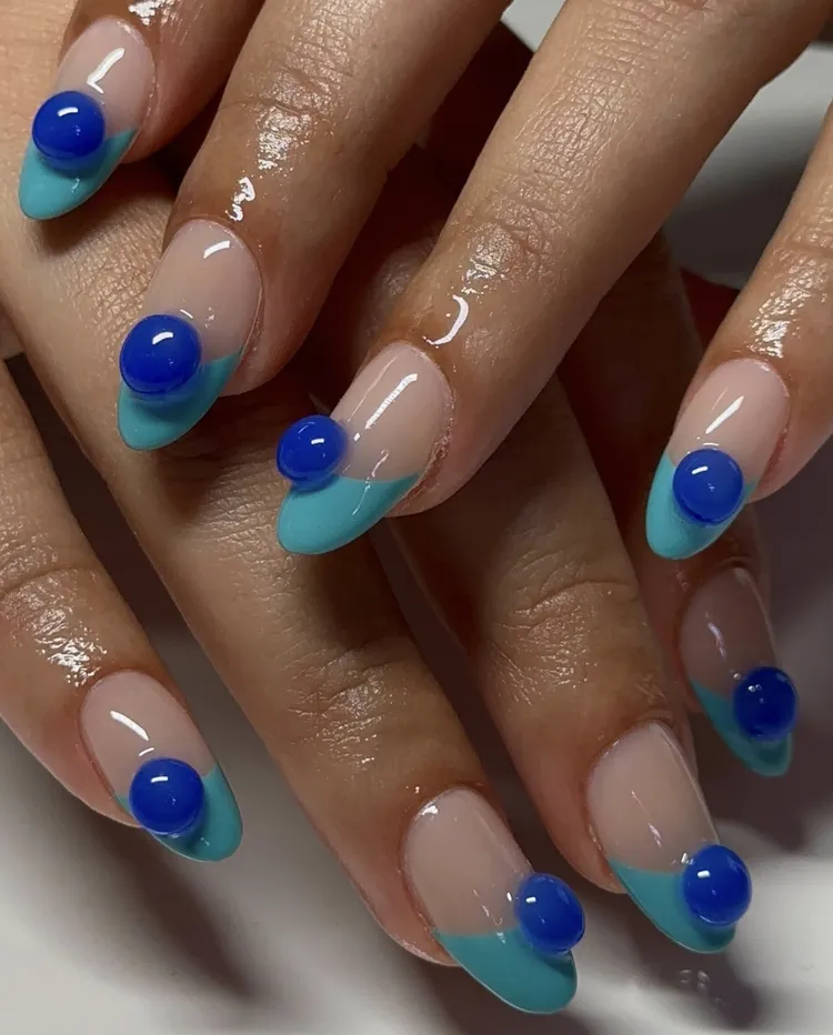 Peach Toned Spring Nail Ideas