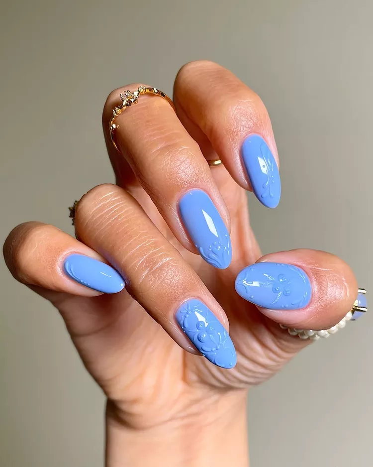 Sunflower Spring Nail Designs