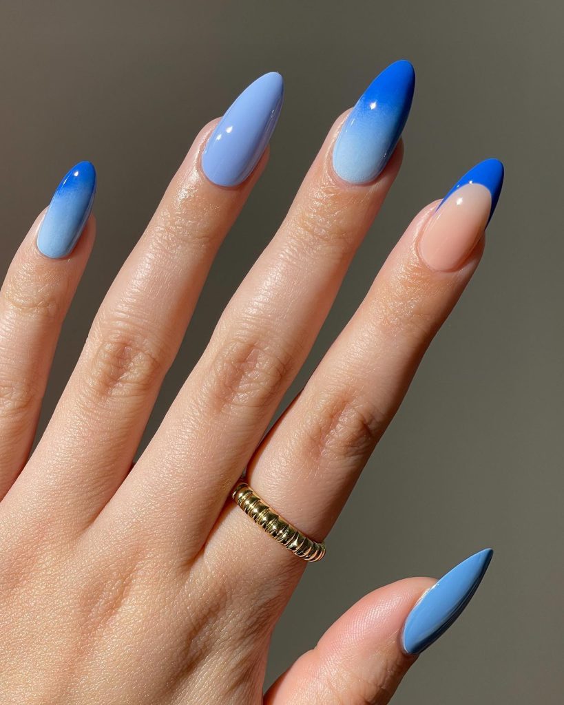 Blue Nail Design