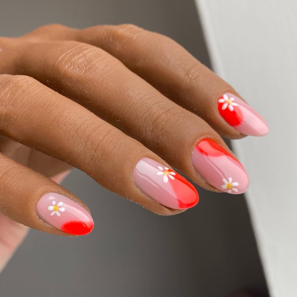 Polka Dot Spring Nail Ideas