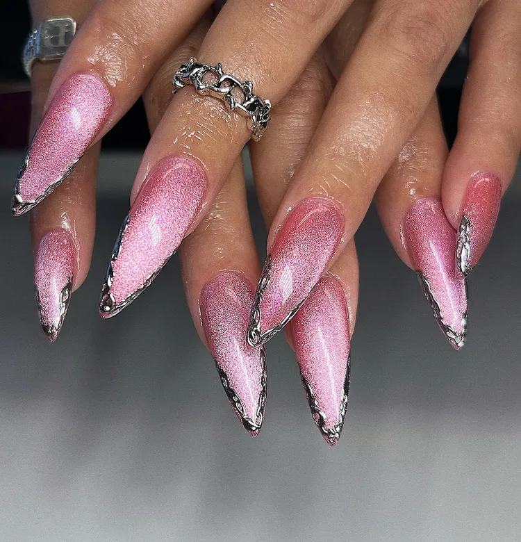 Soft Pink Spring Nail Designs