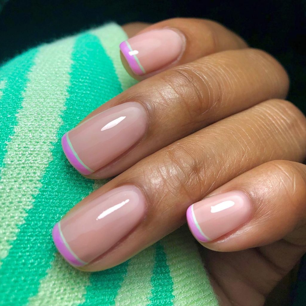 Floral Accent Nail Design for Spring