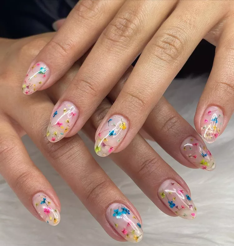 Soft Pink Spring Nail Designs