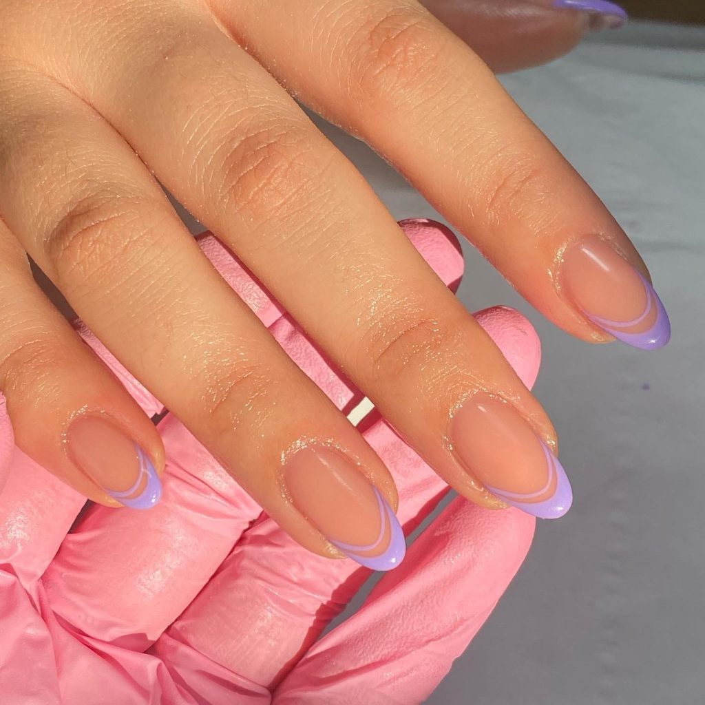 Floral Accent Nail Design for Spring
