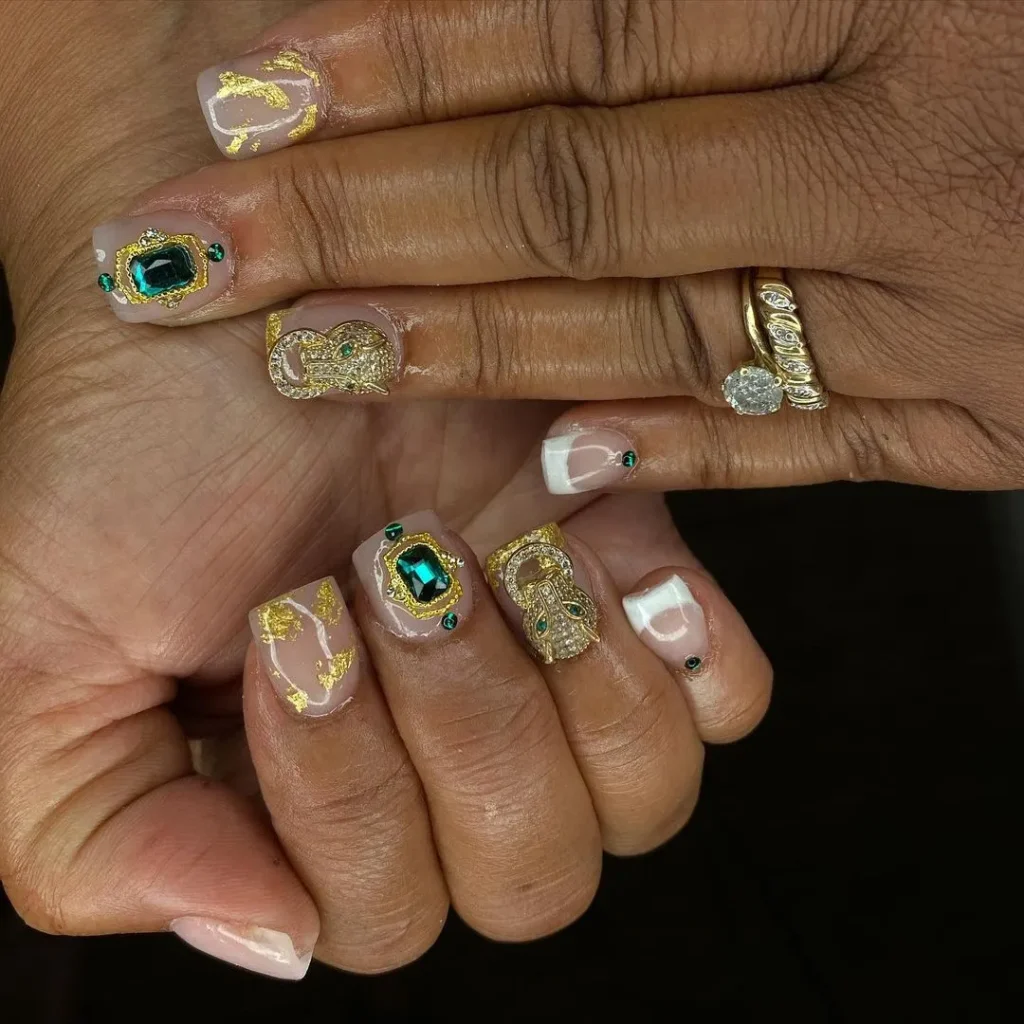 Sky Blue Spring Nail Art This Season