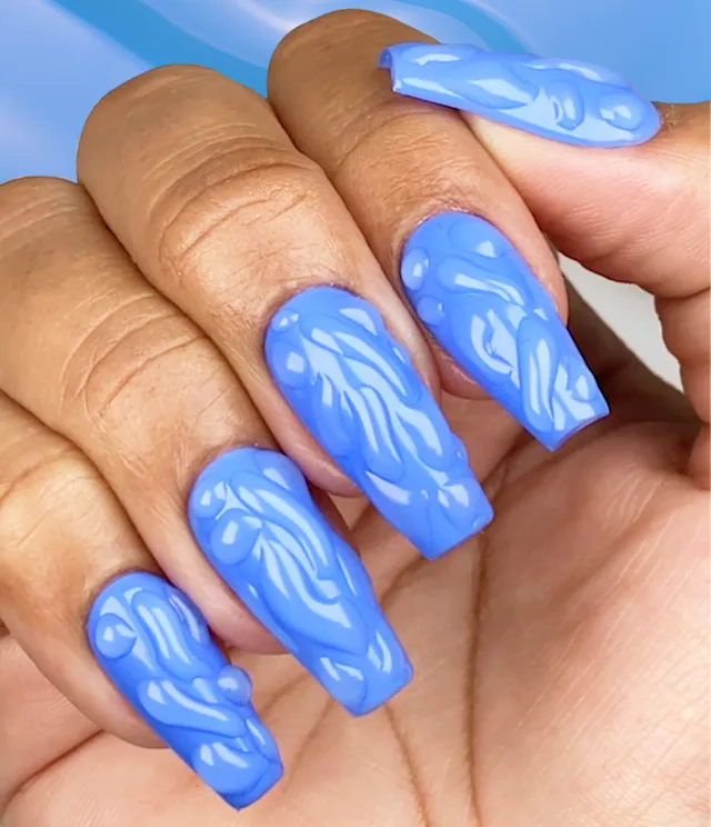 Watercolor Spring Nail Designs