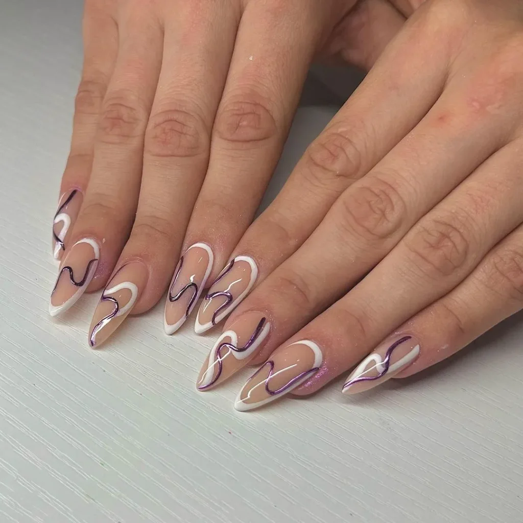 Watercolor Spring Nail Designs