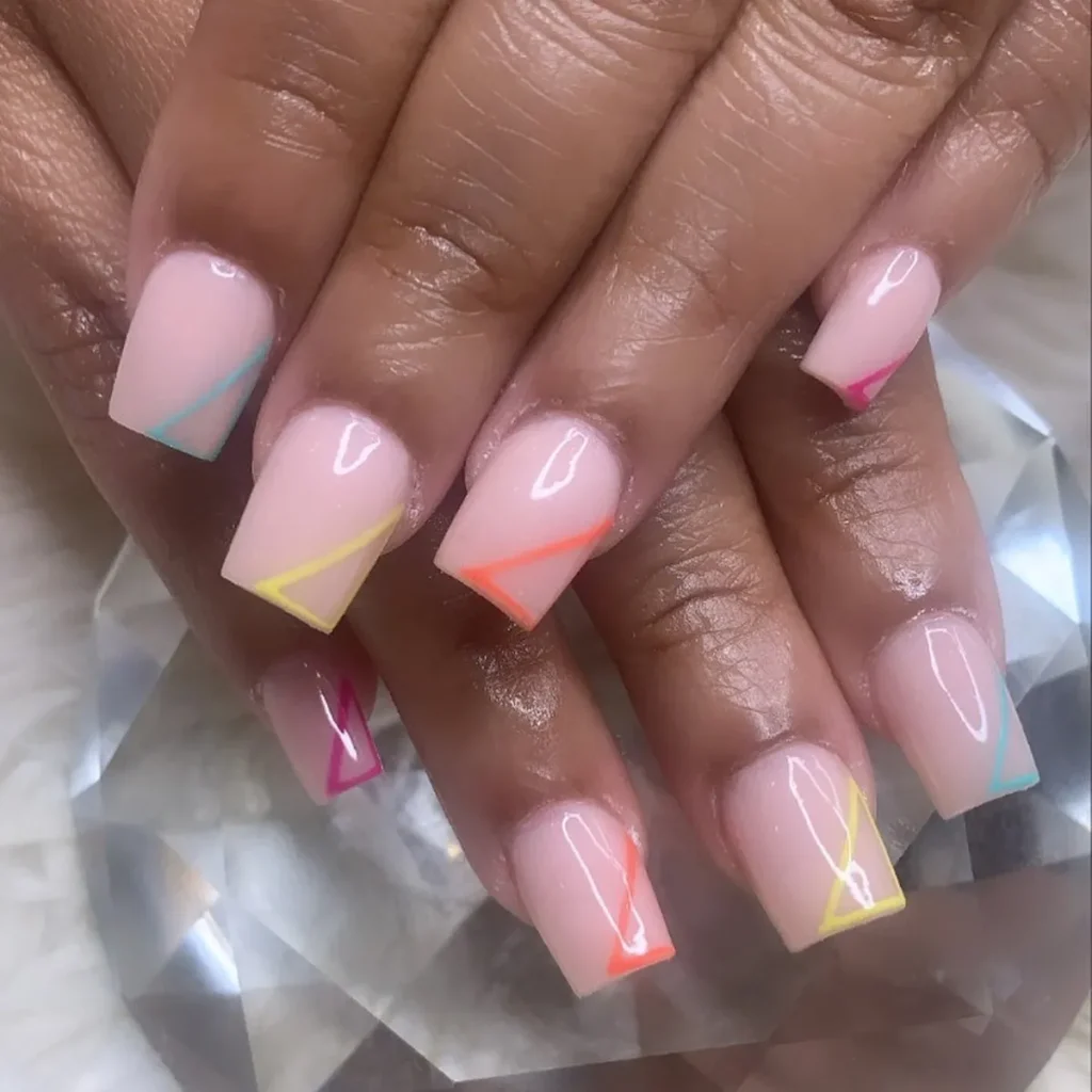 Watercolor Spring Nail Designs