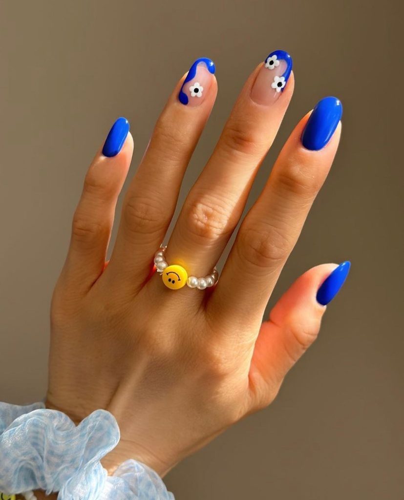 Blue Nail Design